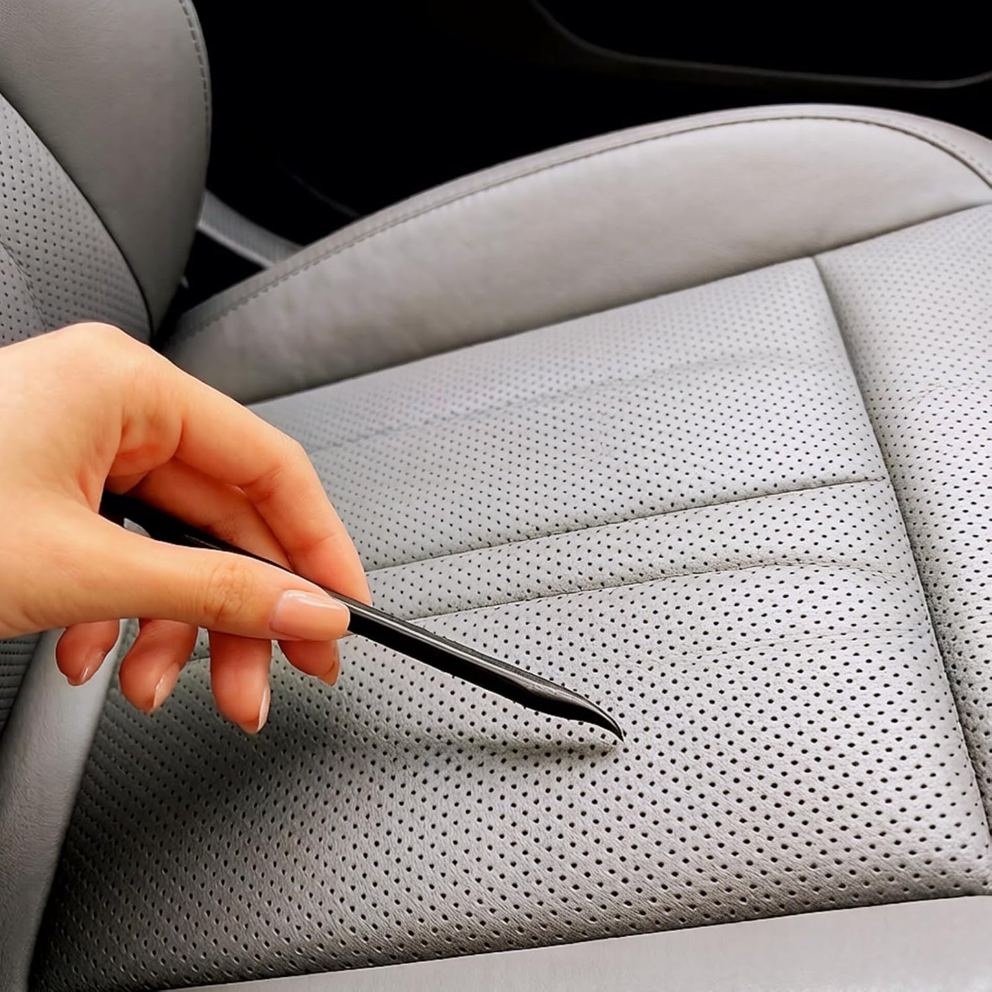 Plastic Scraper Multi-Purpose Scraper Non-Scratch Cleaning Tool Car Detailing kit,Easy to Clean Small and Narrow Spaces and Gaps, Perfect to Remove Labels, Dirt, Cleaning Car Interior Details