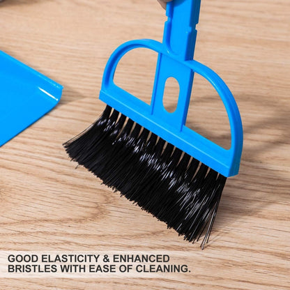 Small Broom and Dustpan Set Mini Dustpan and Brush Set Childrens Cleaning Set for Table Desktop Counter Drawer Keyboard Office Home Car Cleaning Small Animals