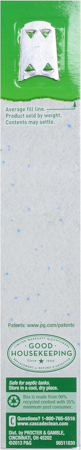 Cascade Dishwasher Detergent - Powder - 60 Oz (3.75 Lb) - 1/ Each - White