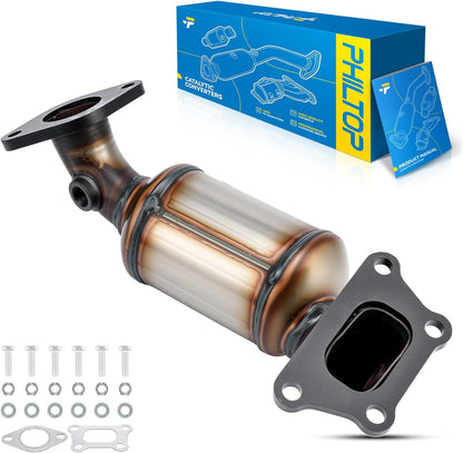 PHILTOP Left and Right Catalytic Converter Replacement For 2005-2010 300 2.7/3.5L V6 RWD, 2006-2010 Charger 2.7/3.5L V6 RWD, 2005-2008 Magnum 2.7/3.5L V6 RWD Replace 55434, 55433 (EPA Compliant) - Colors A