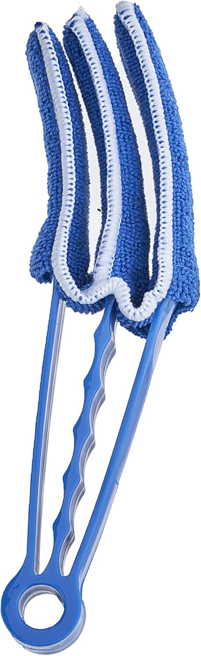 Blind Cleaner Duster Tool, Fan Blade Cleaner, Air Duct Cleaning Tools, Blue Window Blinds Cleaner with Microfiber Sleeve for Fans, Window Blinds, Vents, Shutters…(2 Pack -Superio)