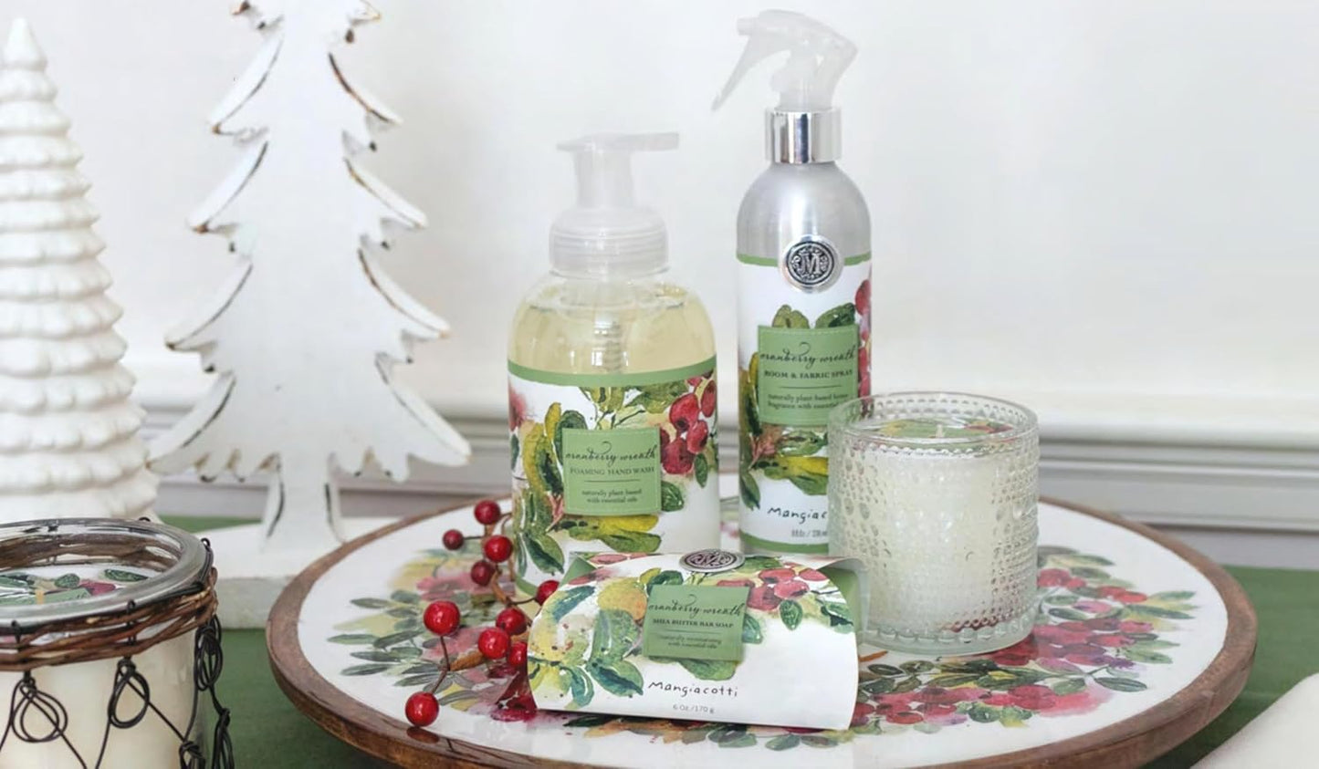 Mangiacotti Room Spritz Fabric Deodorizer Air Freshener Spray | Naturally Plant-Based with Essential Oils Room Fragrance, 8 Ounces, Gingerbread