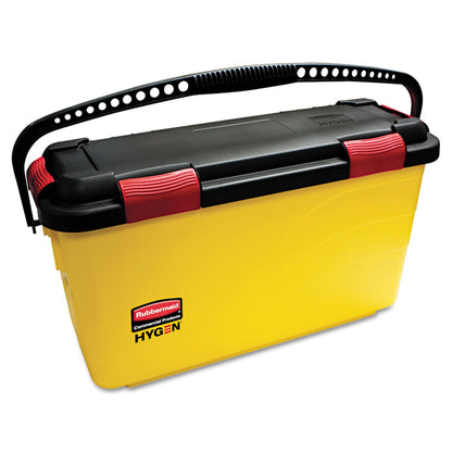 Rubbermaid Commercial Products HYGEN Charging Bucket for 18 inch Microfiber Mop Pads, Great for Storage for Janitorial/Professional Cleaners and Heavy-Duty Industrial Mopping/Cleaning