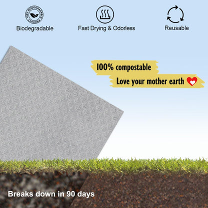MoLKENE Swedish Dish Cloths - 10 Pack Reusable Kitchen Dishcloths - Ultra Absorbent Dish Towels for Washing Dishes - Cellulose Sponge Cloth Cleaning Rag - Assorted