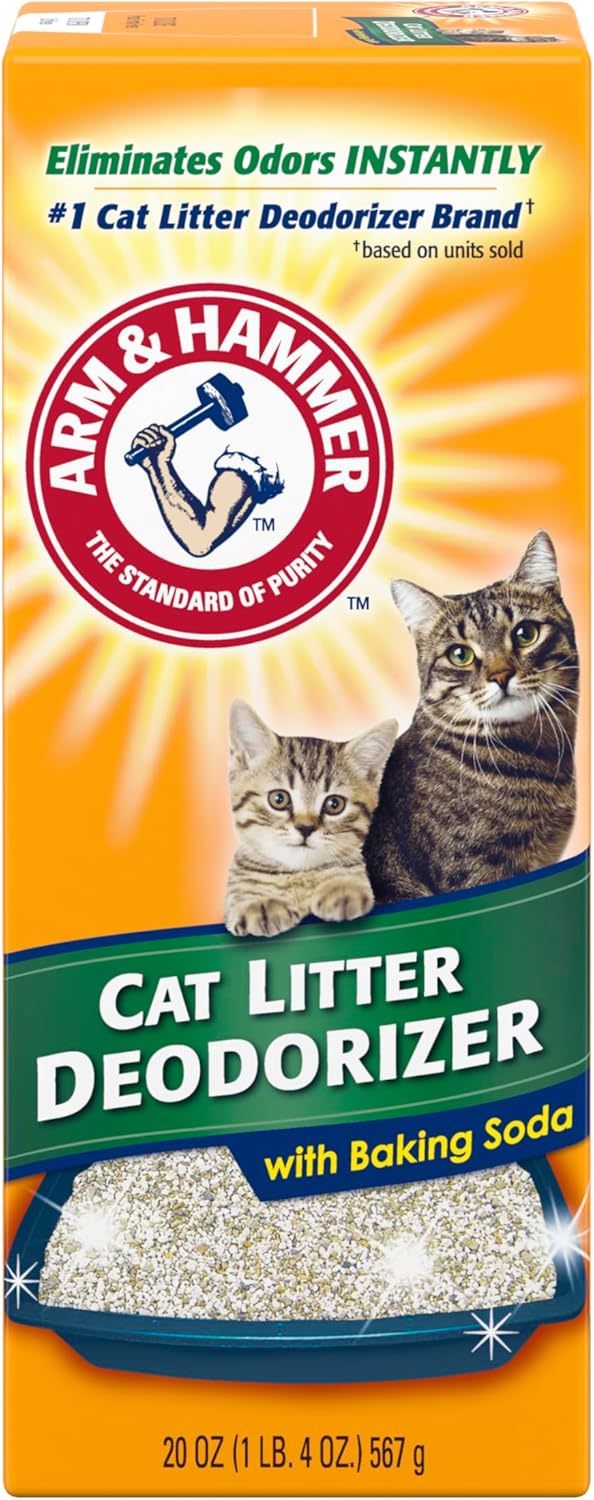 ARM & HAMMER Cat Litter Deodorizer Double Duty, 30 oz, 6 Pack