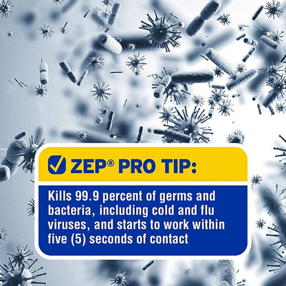 Zep Commercial Quick Clean Disinfectant - 1 Gallon (Case of 2) - ECZUQCD1282