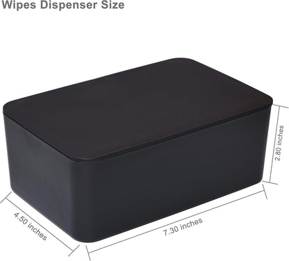 Diaper Wipes Dispenser, Tissue Storage Box Case, Wet Wipe Dispenser Holder with Lid for Home, Office, Cars (Pink)