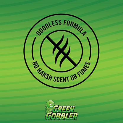 Green Gobbler Industrial Strength Grease and Hair Drain Clog Remover | Drain Cleaner Gel | Safe for Pipes, Toilets, Sinks, Tubs, Drains & Septic Systems | 64 fl. oz.