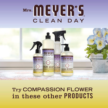 MRS. MEYER'S CLEAN DAY Multi-Surface Everyday Cleaner, Compassion Flower Scent, 16 Fl Oz Bottle - 3 Pack