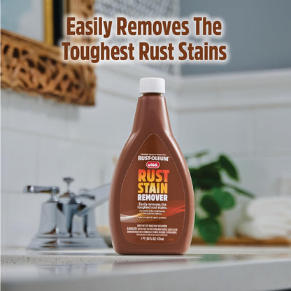 Rust-Oleum Whink Rust Stain Remover | Heavy-Duty Iron Stain Remover for White Toilets & Sinks, Colorfast Fabric & Carpets | 32 oz