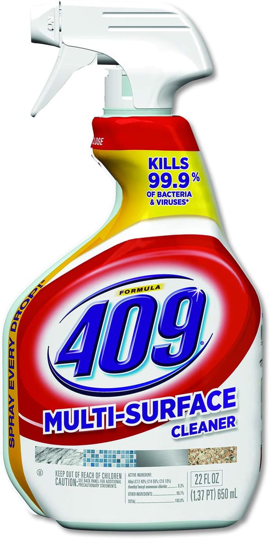 Formula 409 Multi-Surface Cleaner, 22 oz Spray Bottle,9/Carton