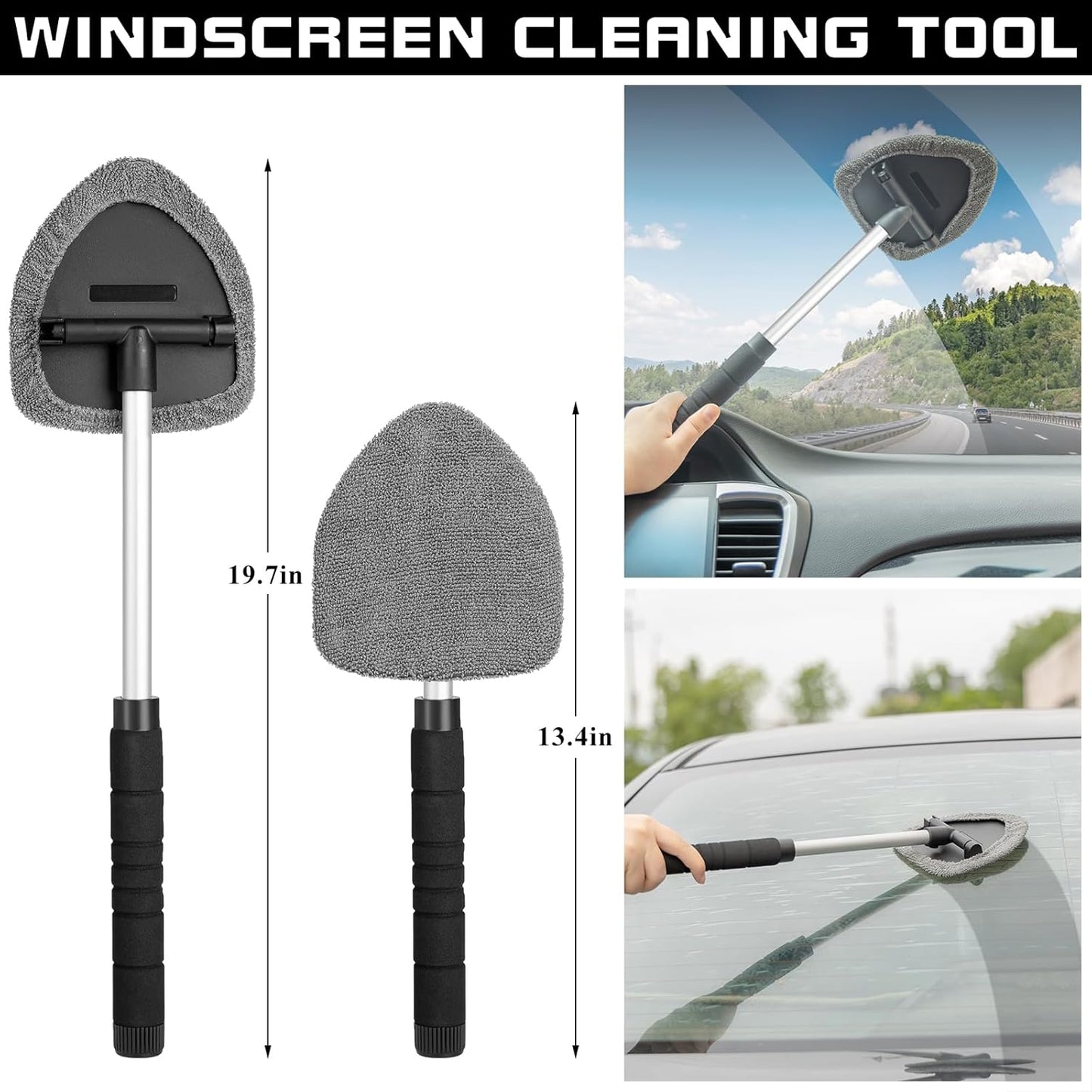 42Pcs Car Wash Detailing Kit Cleaning Set with Foam Gun Sprayer, Long-Handle Brush, Collapsible Bucket, Large Wash Mitt, Towels, Complete Interior & Exterior Car Washing Supply Set (Blue)