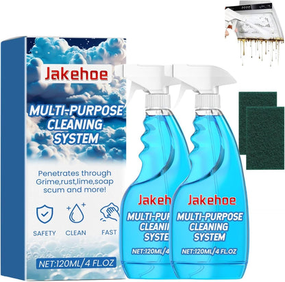 2PCS Spray Splash Cleaner, Splash Foam Spray All Purpose Cleaner, Suitable For Cleaning Pots,Oven, Stoves, Pot Bottoms, Kitchen Ventilators, Etc