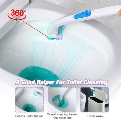 Toilet Cleaner Refill Pads 72ct Disposable Scrubber Refill Fresh Bowl Pads for Bathroom, Lemon Scent