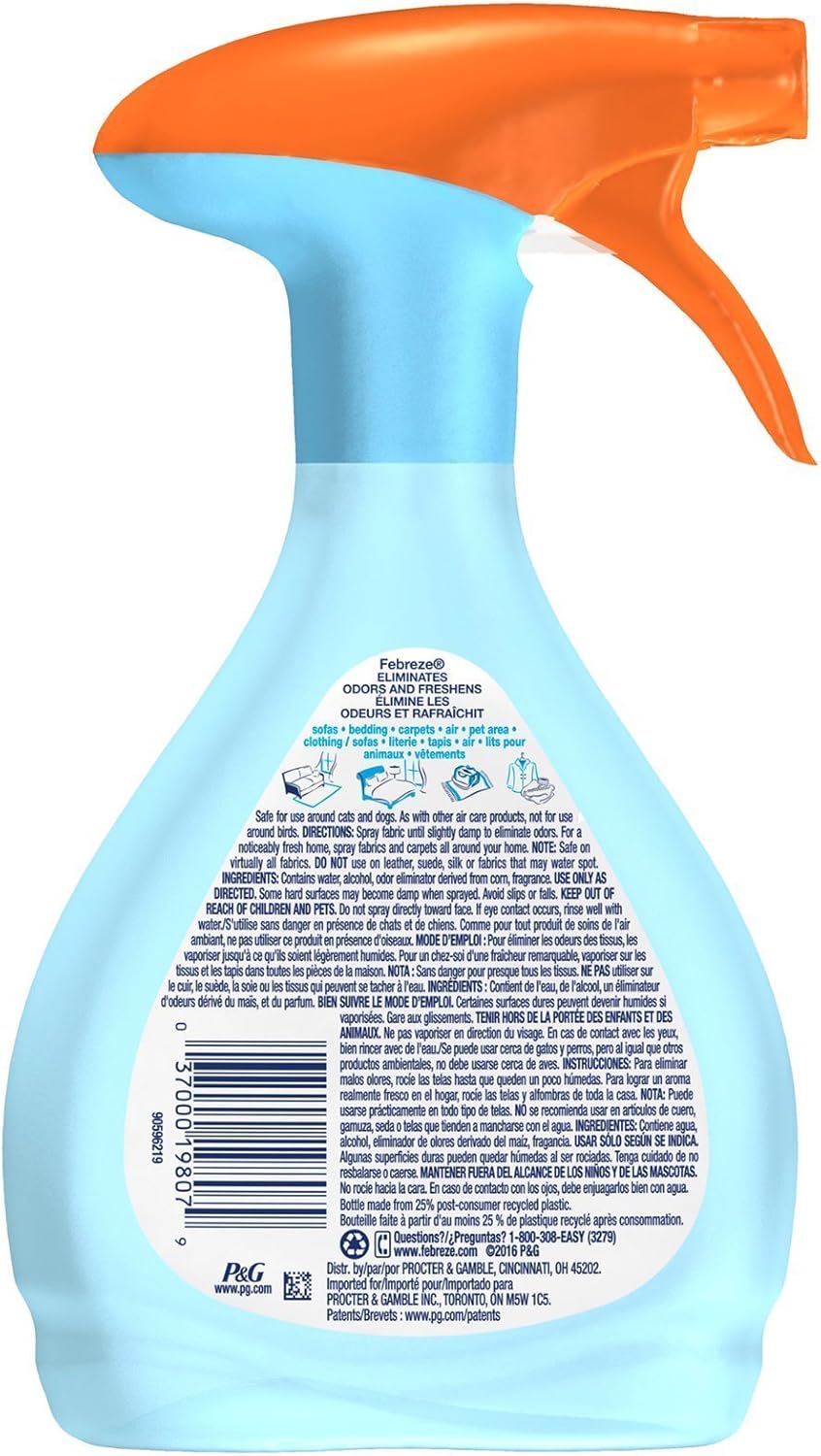 Febreze Odor-Eliminating Fabric Refresher Peony and Cedar, Limited Edition, 27 fl oz (Pack of 2)