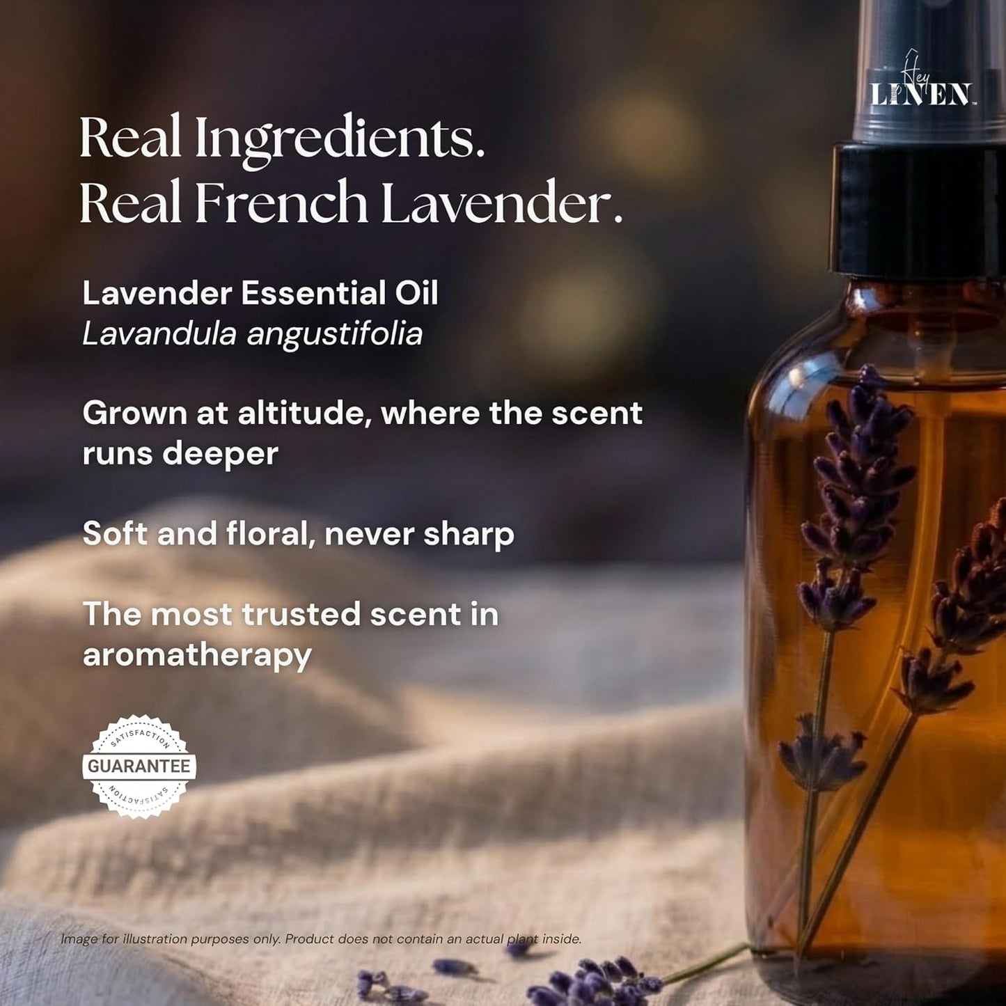 Lavender & Lemon Linen Spray | Clean Refreshing Aromatherapy Made with Pure Essential Oils | Fabric Freshener & Deodorizer for Carpet Kitchen Laundry Bathroom | 4 fl oz
