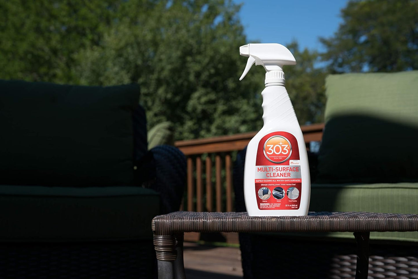 303 Multi-Surface Cleaner - Safely Cleans All Water Safe Surfaces - Ultimate Cleaning Power - Rinses Residue Free - Recommended By Sunbrella, 16 fl. oz. (30445CSR) Packaging May Vary