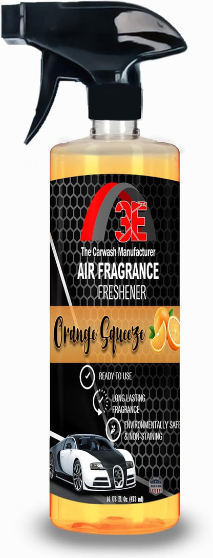 3E Car Air Freshener Premium Baby Powder Scent 16 fl oz – Professional Automotive Air Freshener & Odor Eliminator, Long-Lasting Interior Fragrance for Cars, Trucks, SUVs, RV, Home & Office