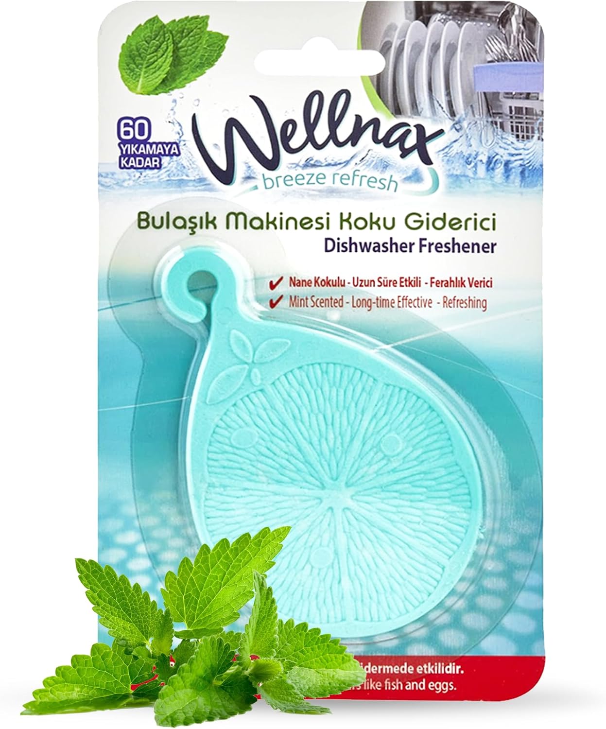 Wellnax Dishwasher Freshener (Green Apple)