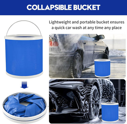 Qydipclin 34Pcs Car Detailing Kit, Car Detailing Brush Set, Car Wash Cleaning Kit, Car Detailing Brushes, Professional Car Care Kit for Interior Exterior Wheels, Blue