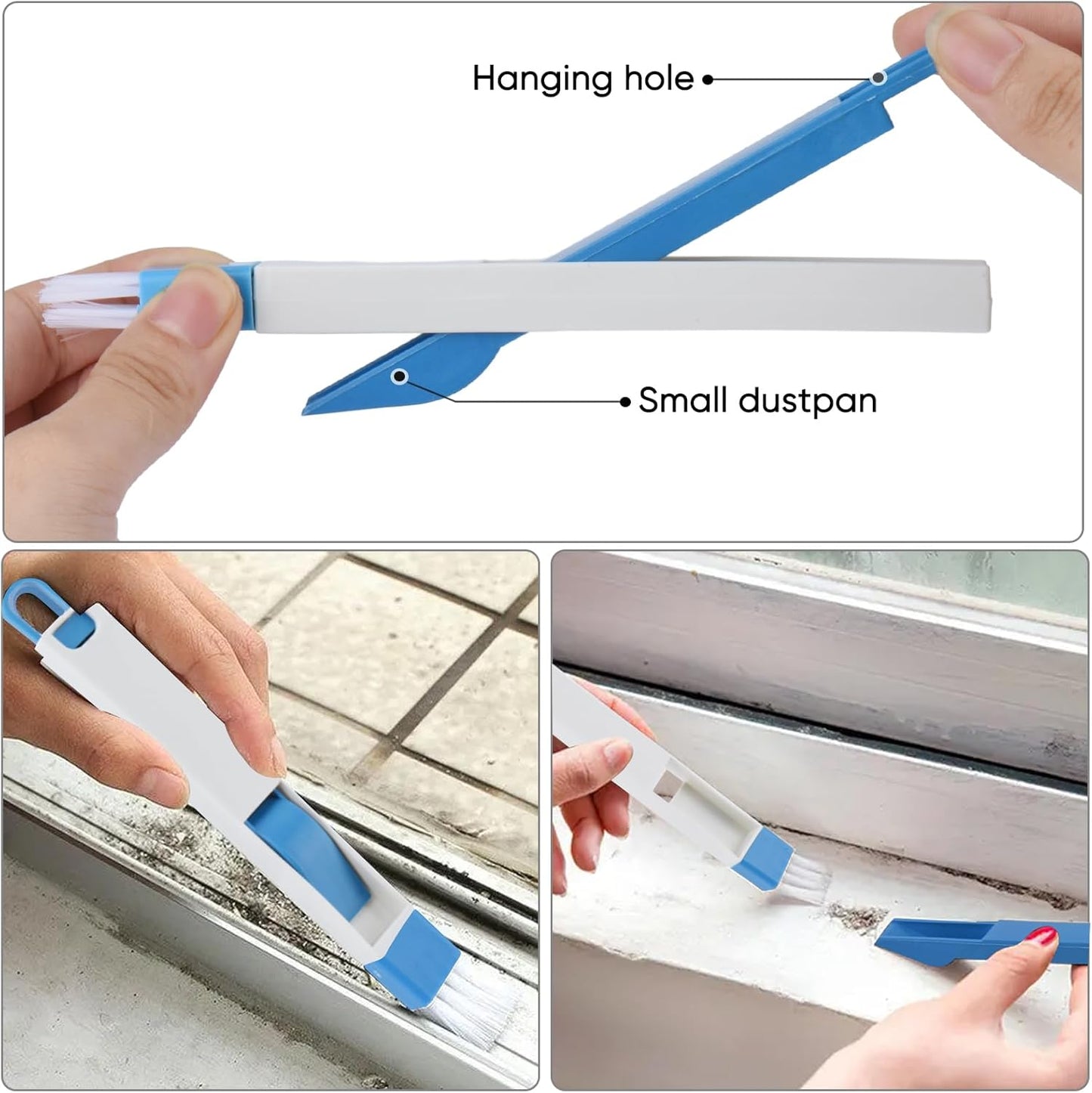 Crevice Cleaning Brush,12 Pcs Cleaning Supplies Cleaning Brush Tools,Hard Bristle Cleaning Brushes for Household Use Bathroom Tiles Kitchen Corner,Sink,Teapot, Bottle,Blender Practical and Durable