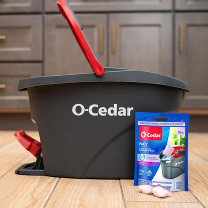 O-Cedar Floor Cleaning 40ct Pacs with Citrus Scent 10ct (2-Packs) and Lavender Scent 10ct (2-Packs)