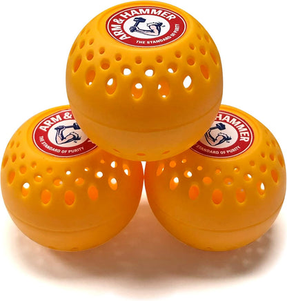 Arm & Hammer OdorBusterz® Odor Eliminator Balls, Clean Burst, 10 Count – Baking Soda Odor Control for Closets, Drawers, Hampers & Small Spaces