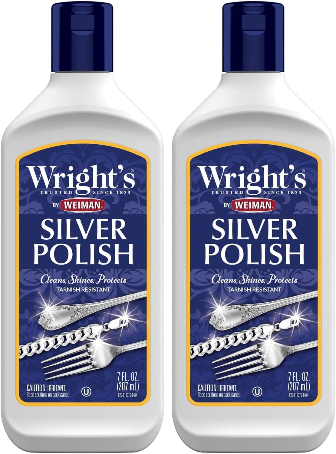Wright's Silver Cleaner and Polish - 7 Ounce - Ammonia Free - Use on Silver, Jewelry, Antique Silver, Gold, Brass, Copper and Aluminum