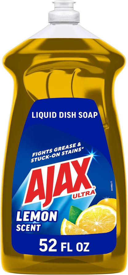Ajax Ultra Super Degreaser Dish Soap, Lemon Scent, 52 fl. oz. (149861)