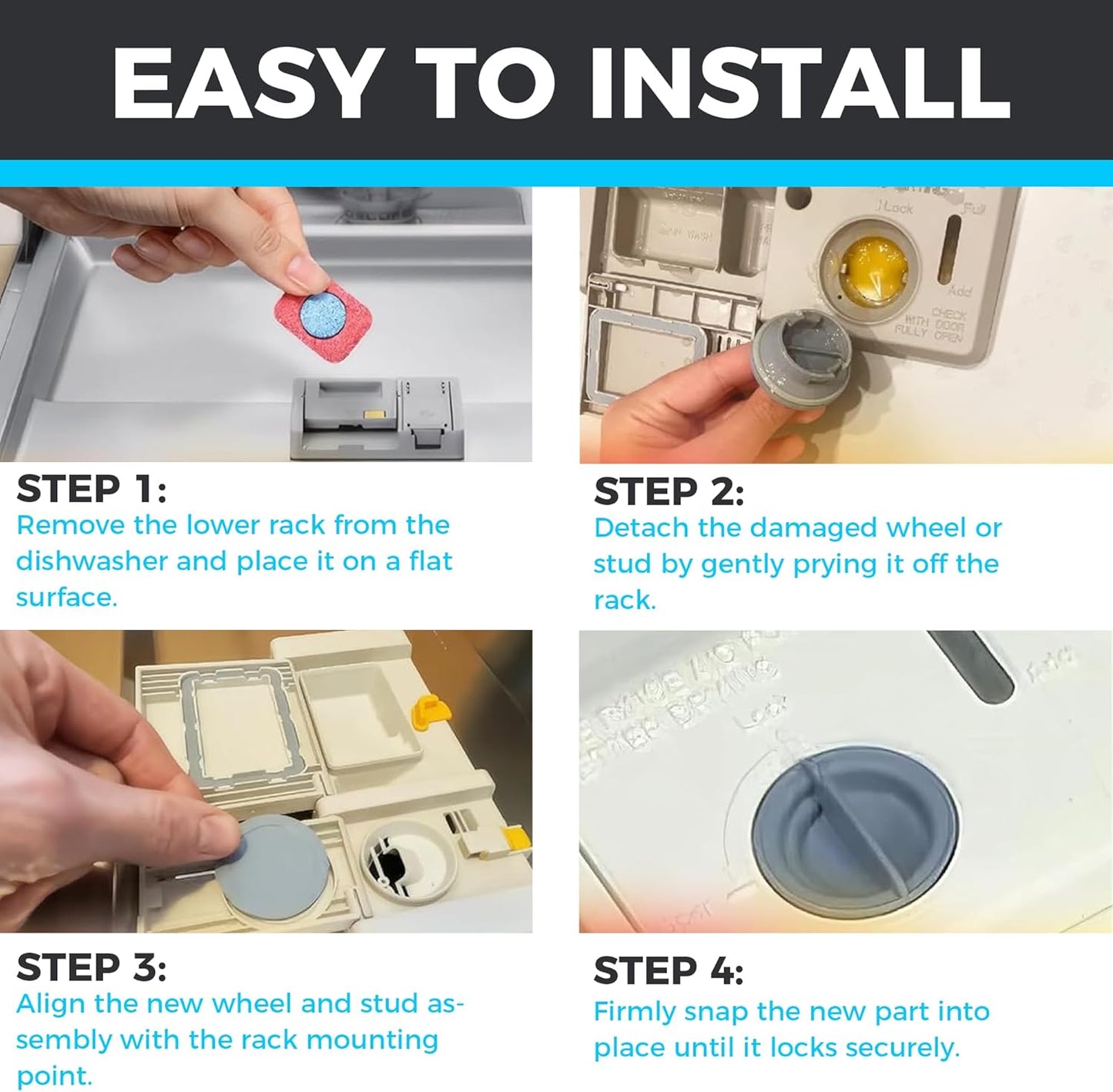 2026 Upgraded 99002614 Dishwasher Rinse Aid Dispenser Cap WP99002614 Fit for Maytag Dishwasher Replaces 1011937 AP4114275 PS2099962 EAP2099962 By Romalon