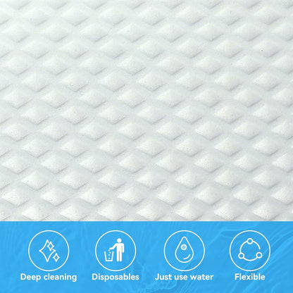 Magic Sponge Eraser Sheets, 35 Pack White Melamine Sponge, Upgrade Convex Point Melamine Eraser for Kitchen Shoe Furniture Bathroom Shower