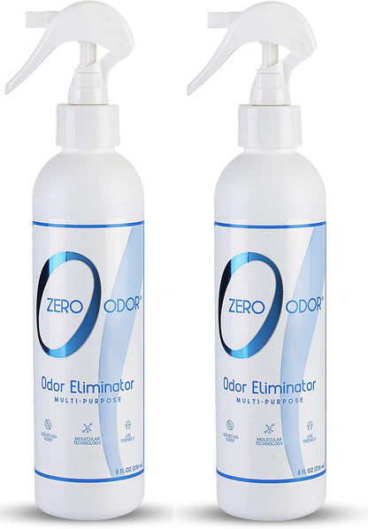 Zero Odor – Multi-Purpose Odor Eliminator - Air & Surface Odor – Patented Technology for Bathroom, Kitchen, Fabric, Closet- Smell Great Again, 16oz