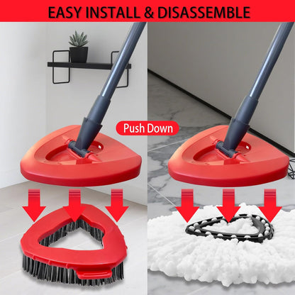 7-Pack Mop Heads Replacements for Ocedar EasyWring 1 Tank,Microfiber Spin Mop Refills, Deep Cleaning, Easy to Replace, Machine Washable