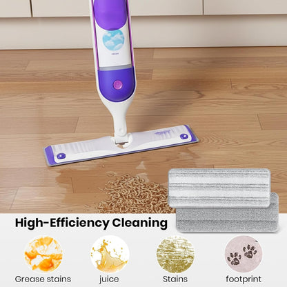 10Pcs Mop Replacement Pads,Compatible with Libman Rinse 'n Wring Mop Universal Mop Pads Mop Head Refills Washable Wet Mop,Compatible with Most 11-13” Size Mops