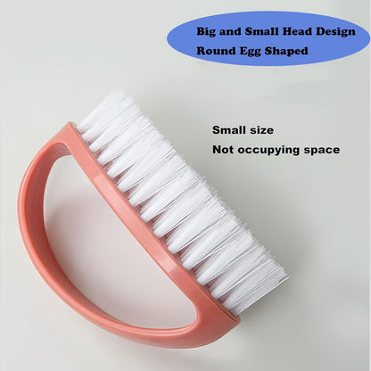 2 Pack Scrubbing Brushes for Cleaning, Heavy Duty Scrub Brush Nylon Stiff Bristles,Scrubber Cleaner Brush for Bathroom,Showe,Sink,Kitchen,Bathtub,Floor,Multi-Purpose Cleaning Brush (Green+Blue)