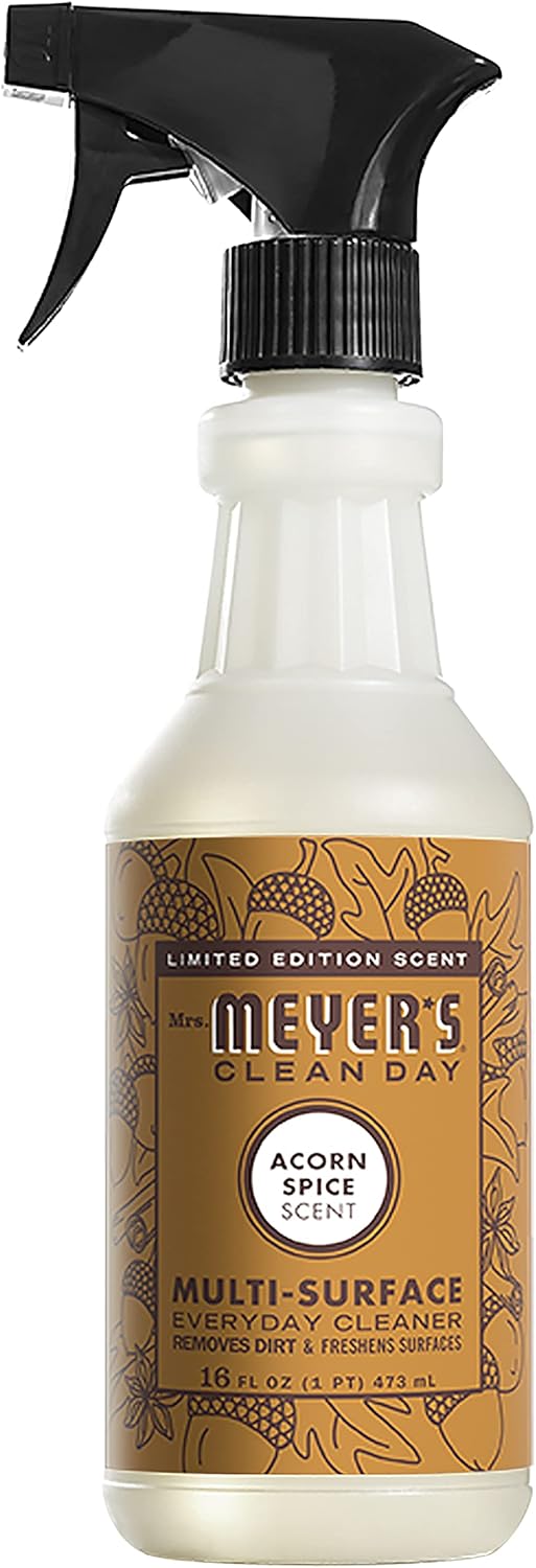 MRS. MEYER'S CLEAN DAY Multi-Surface Everyday Cleaner, Acorn Spice Scent, 16 Fl Oz Bottle