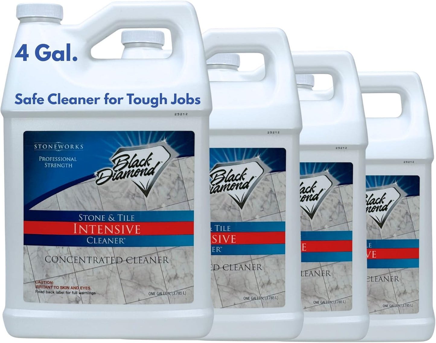 Black Diamond Stoneworks Stone & Tile Intensive Cleaner: Concentrated Deep Cleaner, Marble, Limestone, Travertine, Granite, Slate, Ceramic & Porcelain Tile.