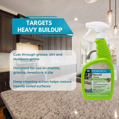 StoneTech KlenzAll Cleaner, 24OZ (709ML) Spray Bottle
