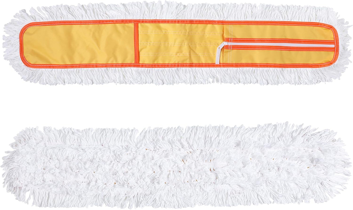 36" Microfiber Mop Pads 2 Pieces Just Fit CLEANHOME Industrial Dust Mop: B08R3F1ZZM,Green
