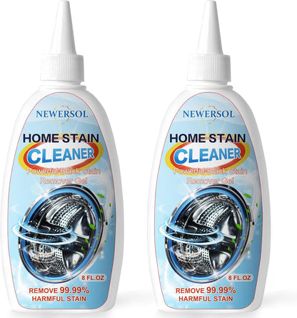 Black Stain Remover Gel Washing Machine Cleaner Front Loader Grout Cleaner Home Stain Removal Gel for Washer Kitchen Sink Showers Bathroom and Floor Tile 8Fl Oz