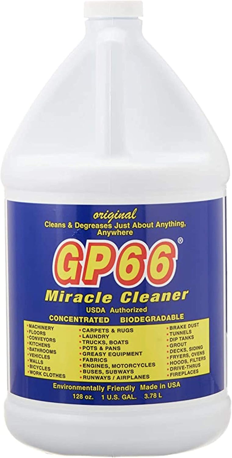 GP66 Green Miracle Cleaner Super Size (32 oz) – Powerful American Made All-Purpose Cleaner, Heavy Duty Concentrated Formula Cleans Kitchens, Bathrooms, Laundry, Ovens, Floors, Engines & More