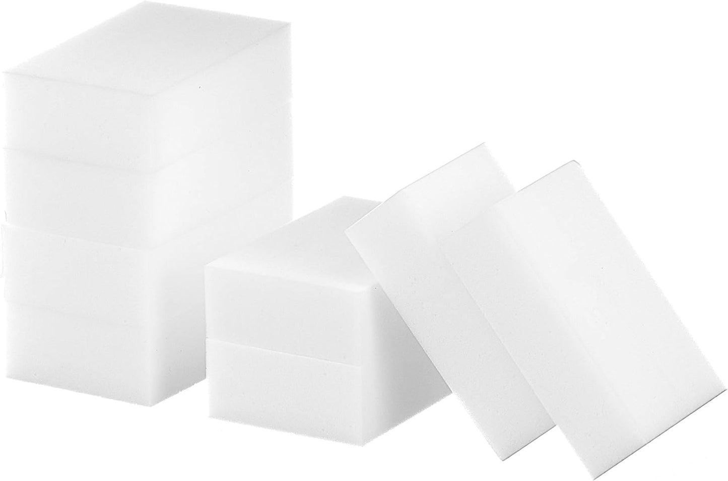 Miracle Eraser Sponge Melamine Sponge for Floor, Wall, and Furniture, Removes Scuffmarks, Mud, Grime, Dirt, and Tough Stains, Pack of 16 1 Inch Mini Cleaning Erasers.