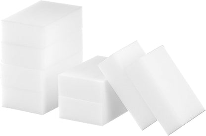 Miracle Eraser Sponge Melamine Sponge for Floor, Wall, and Furniture, Removes Scuffmarks, Mud, Grime, Dirt, and Tough Stains, Pack of 16 1 Inch Mini Cleaning Erasers.