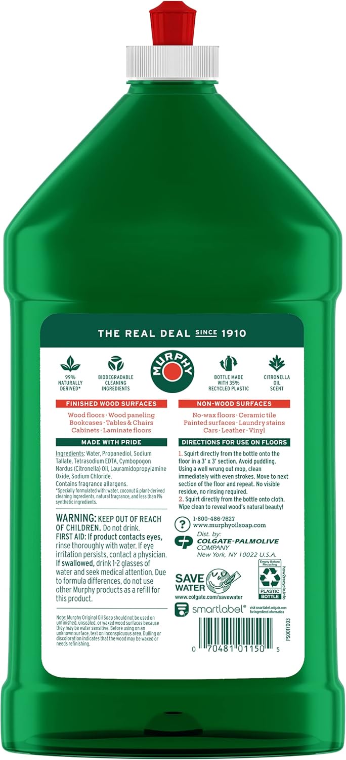 Murphy's Oil Soap Squirt and Mop Wood Floor Cleaner - 32 Fluid Ounce