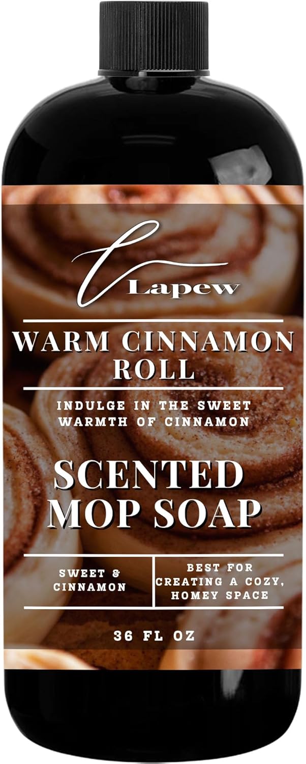 Lapew Baccarat Scented Mop Soap - Luxury Floor Cleaner Concentrate for Mopping Tile, Laminate, Vinyl & Hardwood | Streak-Free, Low-Foam | 36 oz - Colors A
