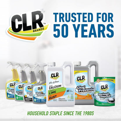 CLR Brands® Mold & Mildew Bleach-Free Free & Clear Stain Remover, No Dyes or Fragrances, 26 Oz Bottle (Pack of 1)