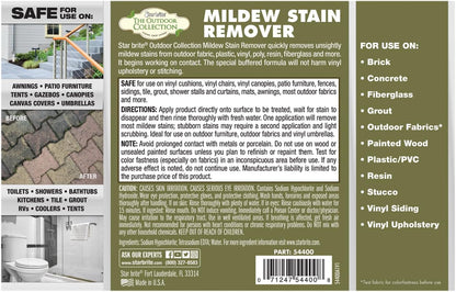 STAR BRITE Outdoor Collection All Surface Mold Stain & Mildew Stain Remover Spray - Cleans & Removes Stains on Contact - 32 OZ Spray (054432)