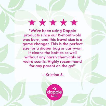 Dapple Baby Bottle & Dish Soap, Fresh Citrus, Plant Powered, Hypoallergenic, Baby Bottle and Dish Liquid, 16.9 fl oz, 1 Count