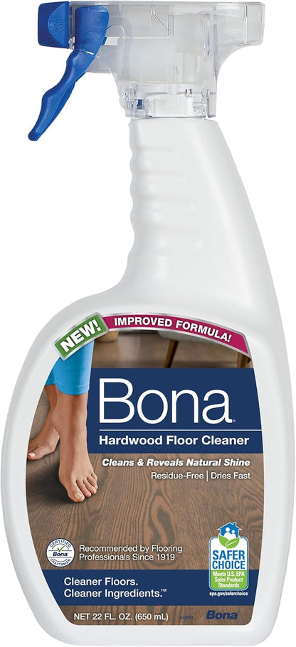 Bona Hardwood Floor Cleaner Spray, Unscented, 22 Fl Oz