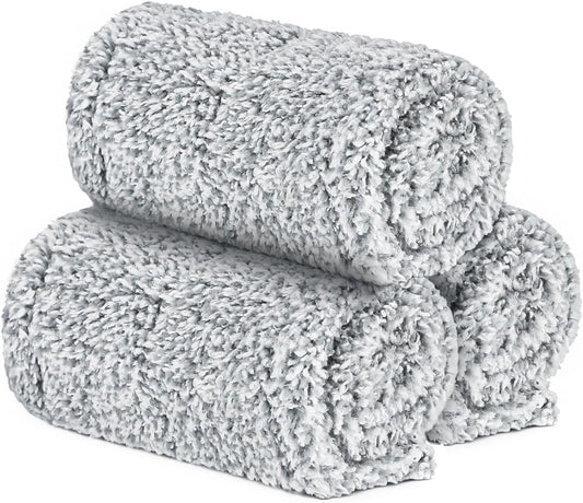 3 Pack Microfiber Mop Pads, Replacement Mop Cleaning Pads for Mop Bucket Set (ASIN:B0D7HCH1KS), Pack of 3 Refills 13inch - Grey